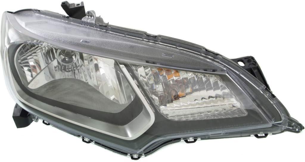Passenger Side Halogen Headlight Assembly for Honda Fit 2015 2016 2017 U3058