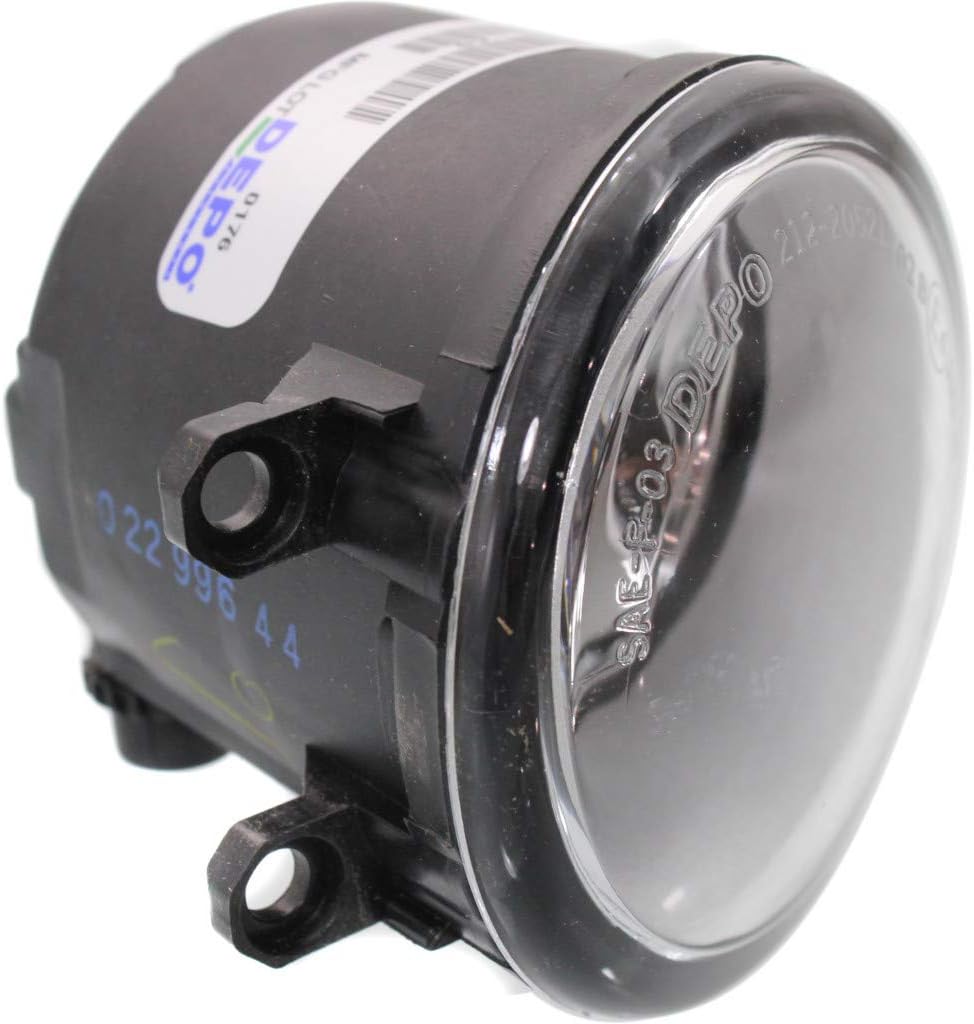 Fog Light Assembly Passenger Side with Bulbs, Pack of 2 X11678