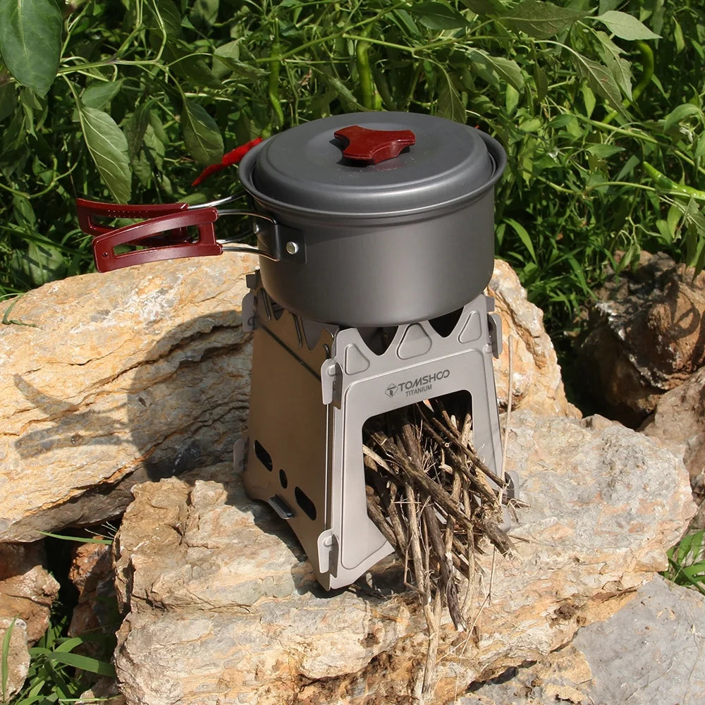 Titanium Wood Burning Backpacking Stove S69040