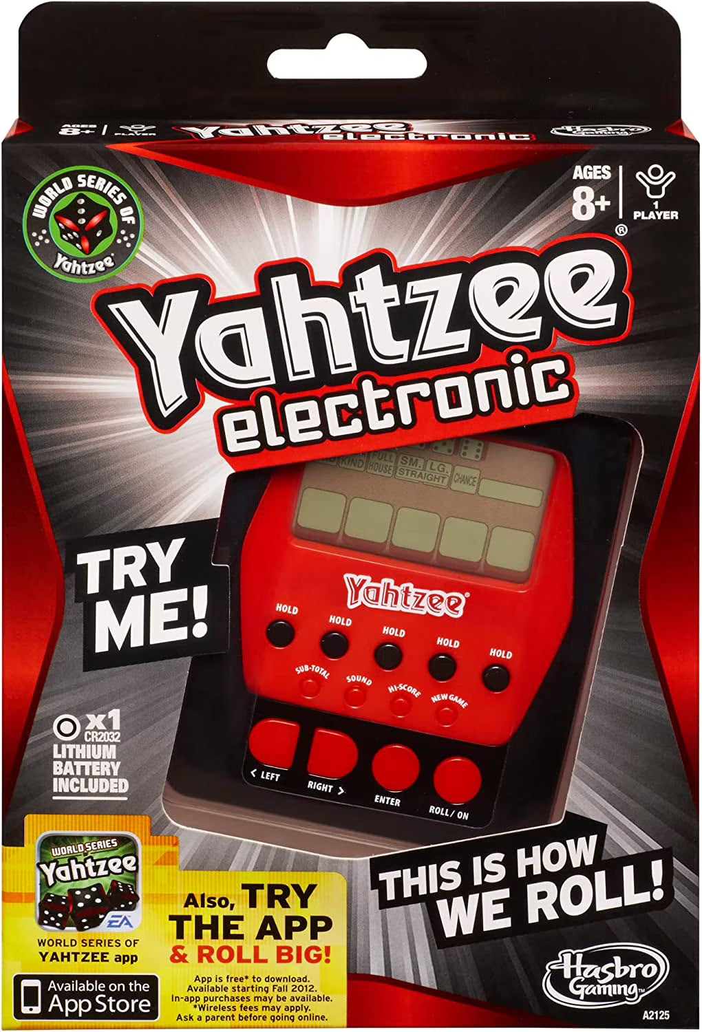 Yahtzee Handheld Digital Game E744