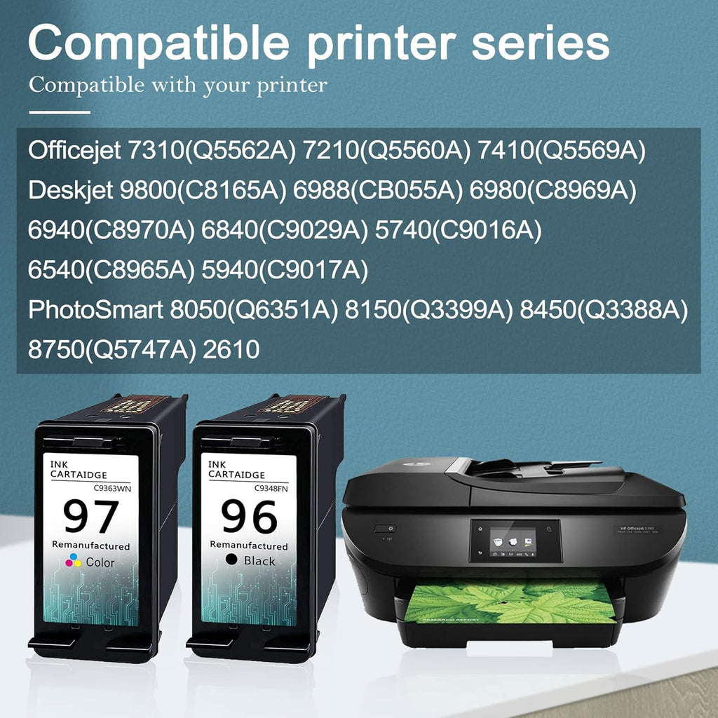6-Pack Remanufactured Ink Cartridge for HP Officejet Deskjet Printer K85769