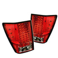 Red Clear LED Tail Lights for Jeep Grand Cherokee 05-06 Z466569