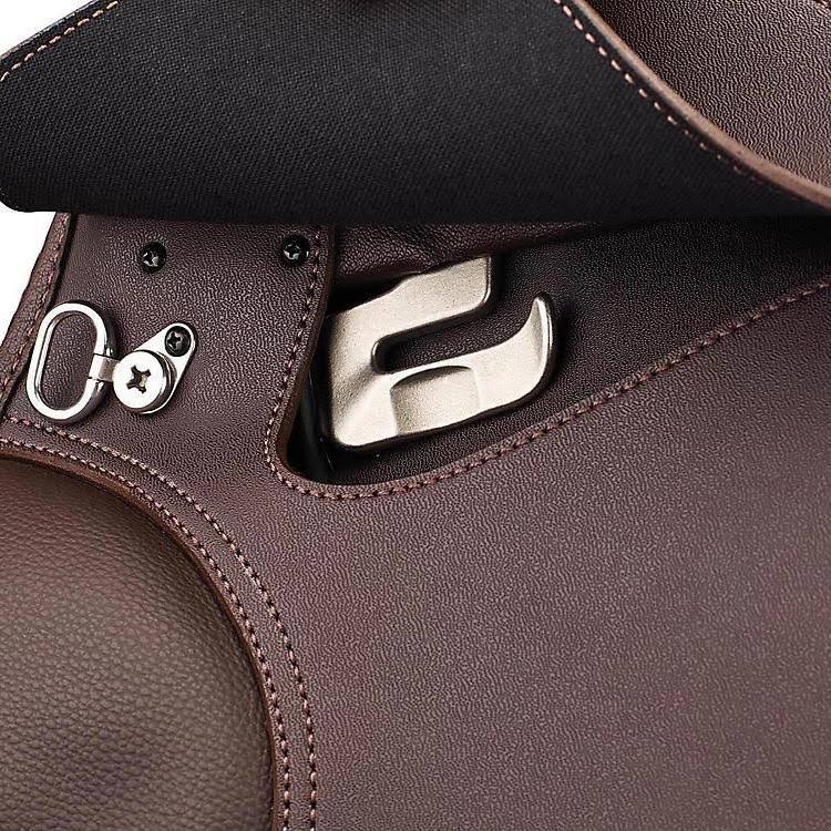 Brown Flocked All Purpose Saddle L987