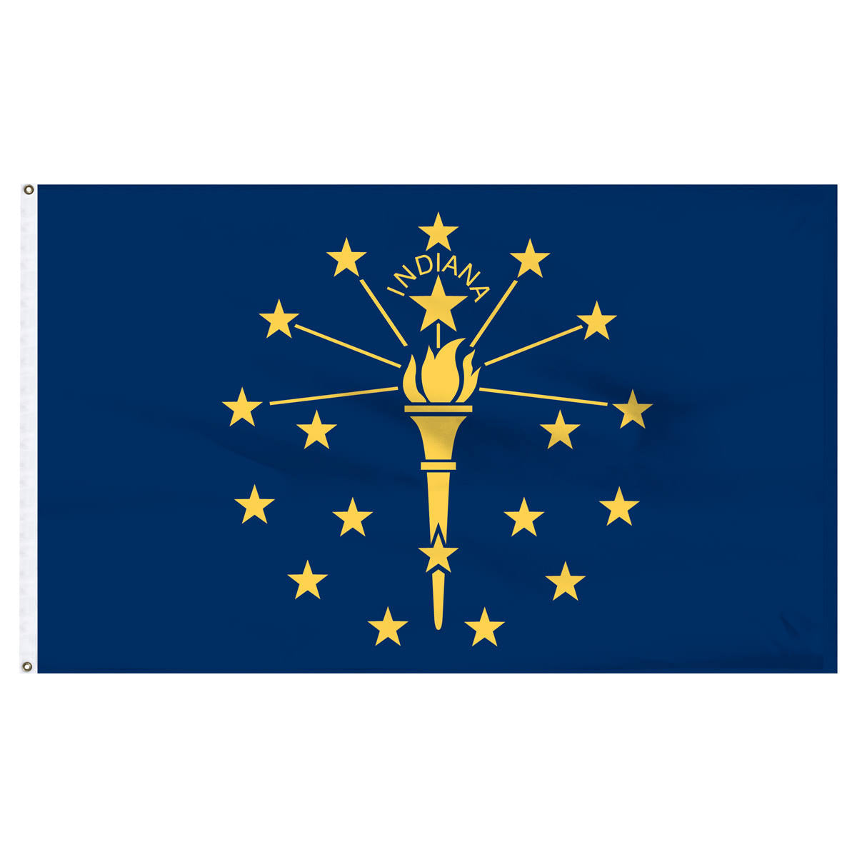 Indiana Flag 6 x 10 Feet Nylon A395544