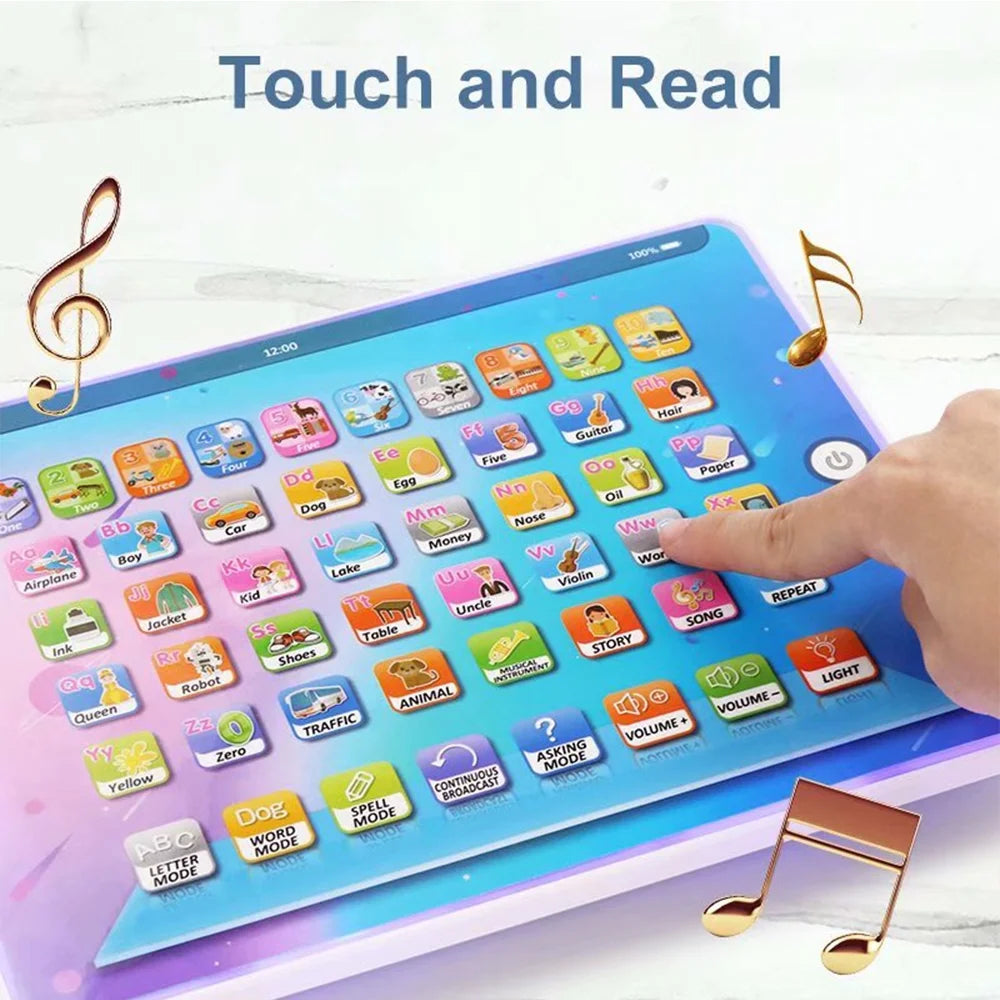 Toddler Learning Toy Kids Tablet Interactive Educational Electronic Toys S57763