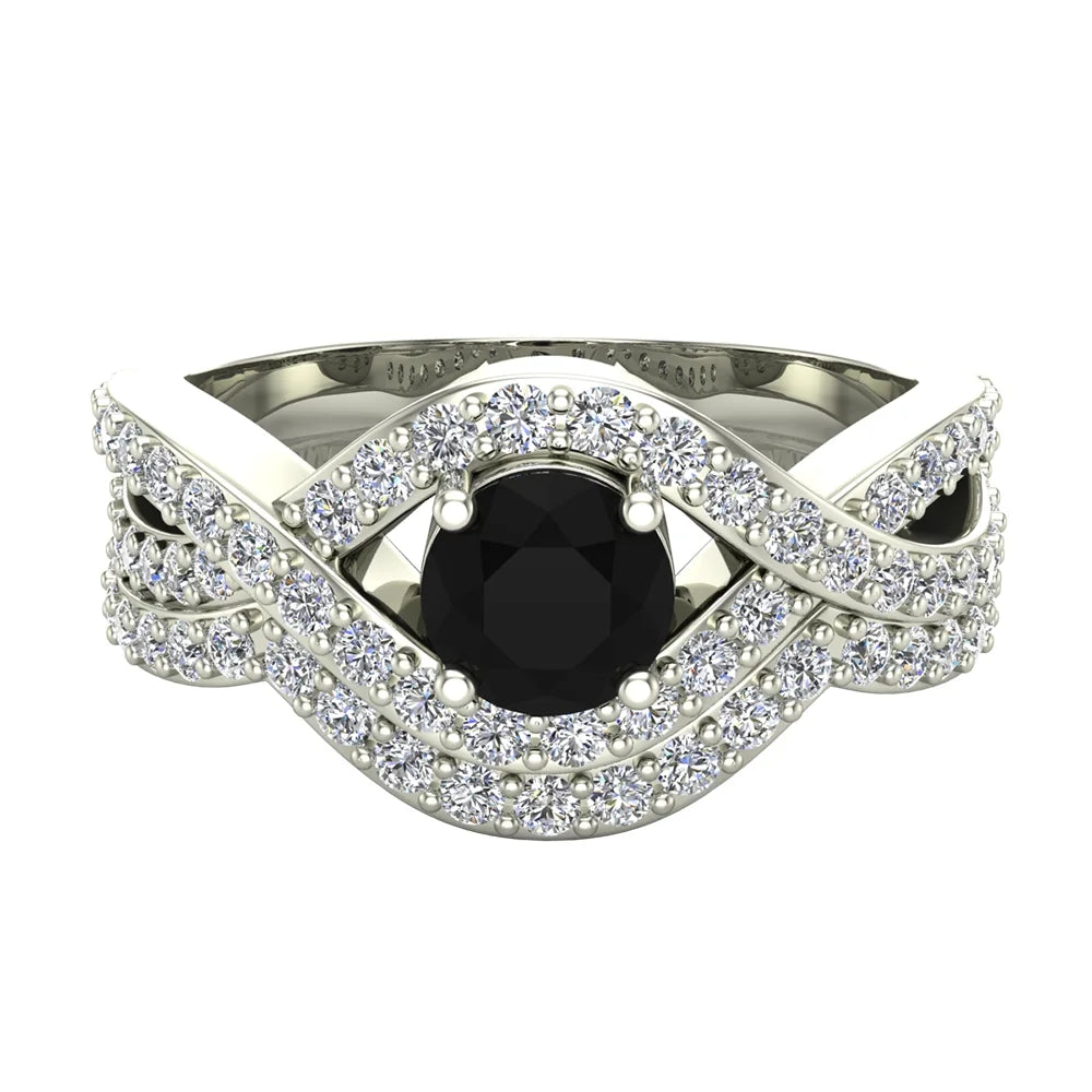 14K White Gold 1.10 Carat Diamond Engagement Ring P762213