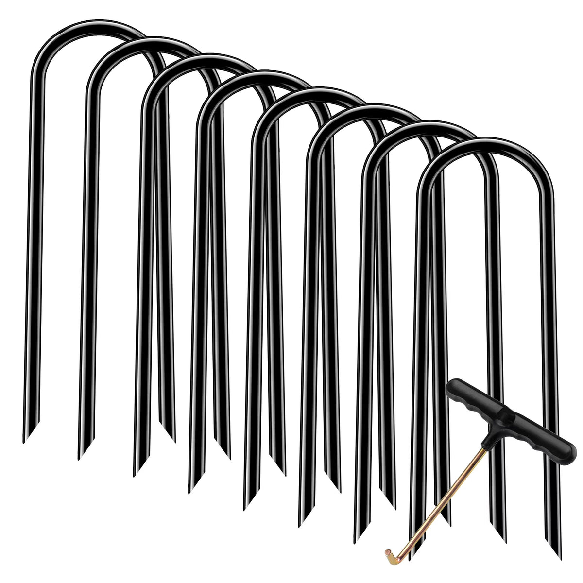 8 Pcs Heavy Duty Trampoline Ground Anchor Y69100