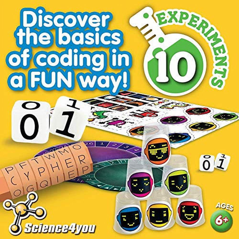 Coding Lab 10 Experiments Education Activity Kit for Kids Ages 6+ B7799