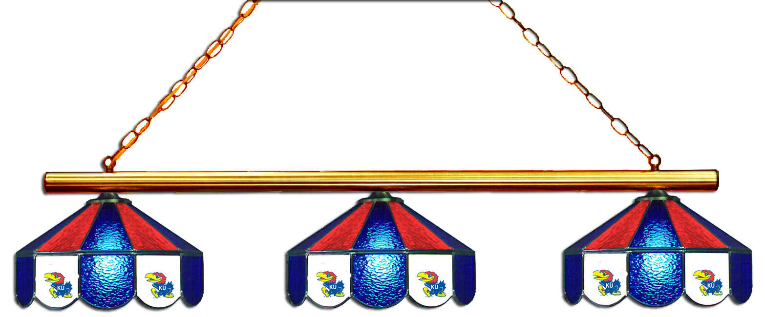 Stained Glass 3-Light Game Table Light M858