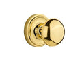 Classic Rosette Door Knob, Passage - 2.375 C4107