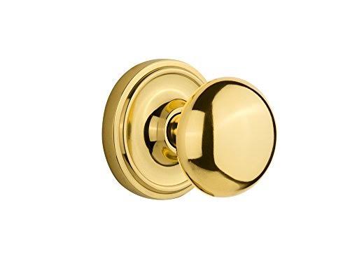 Classic Rosette Door Knob, Passage - 2.375 C4107