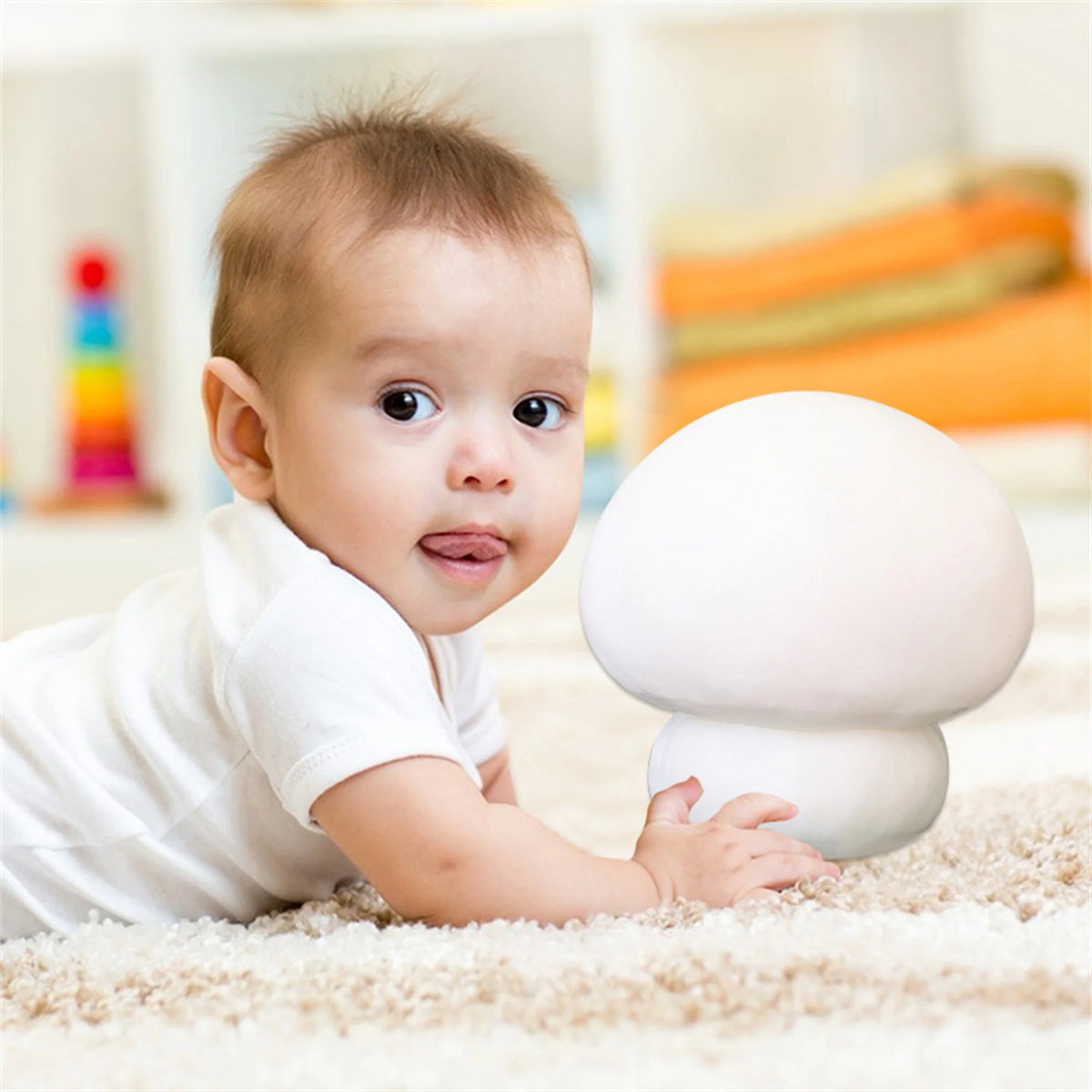 Mushroom Shaped Plush Toy Stuffed Doll M6556