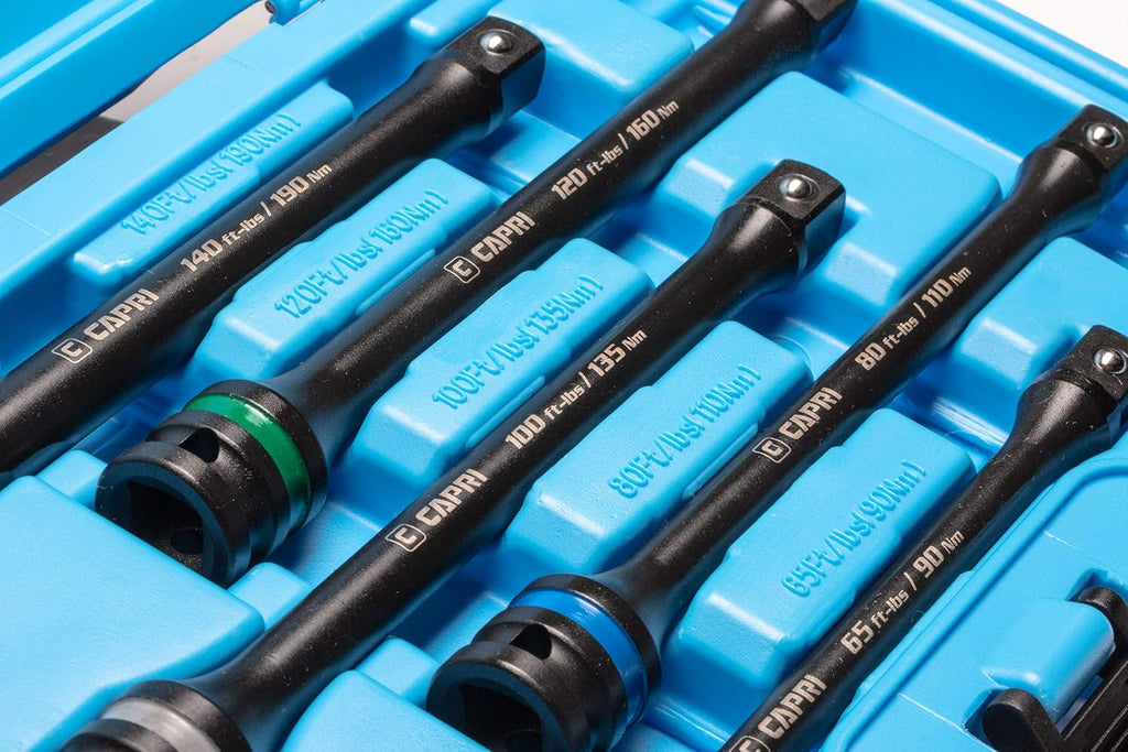 5 Piece Torque Limiting Extension Bar Set, 1/2 in. Drive M30521
