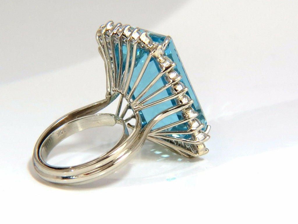 33.85ct Natural Blue Aquamarine Ring S8109