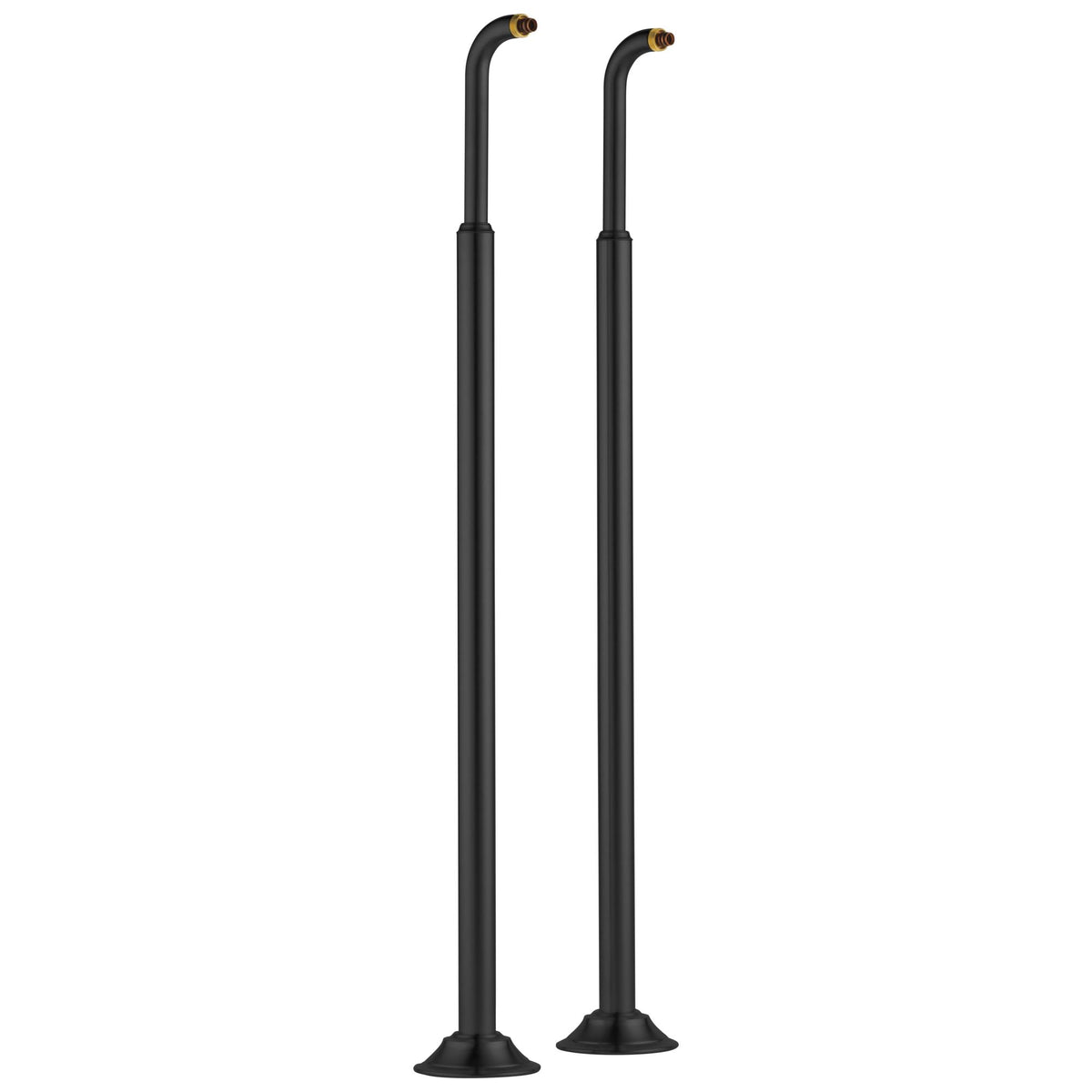 Matte Black Floor Mount Tub Filler Risers O5156