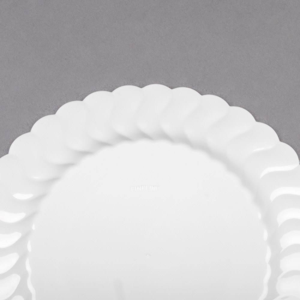 White 7 1/2x22 Salad Plates H933