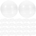 100pcs Clear Plastic Fillable Balls T856