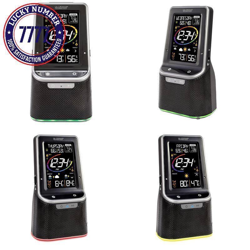 Wireless Weather Station with Bluetooth Speaker D654669