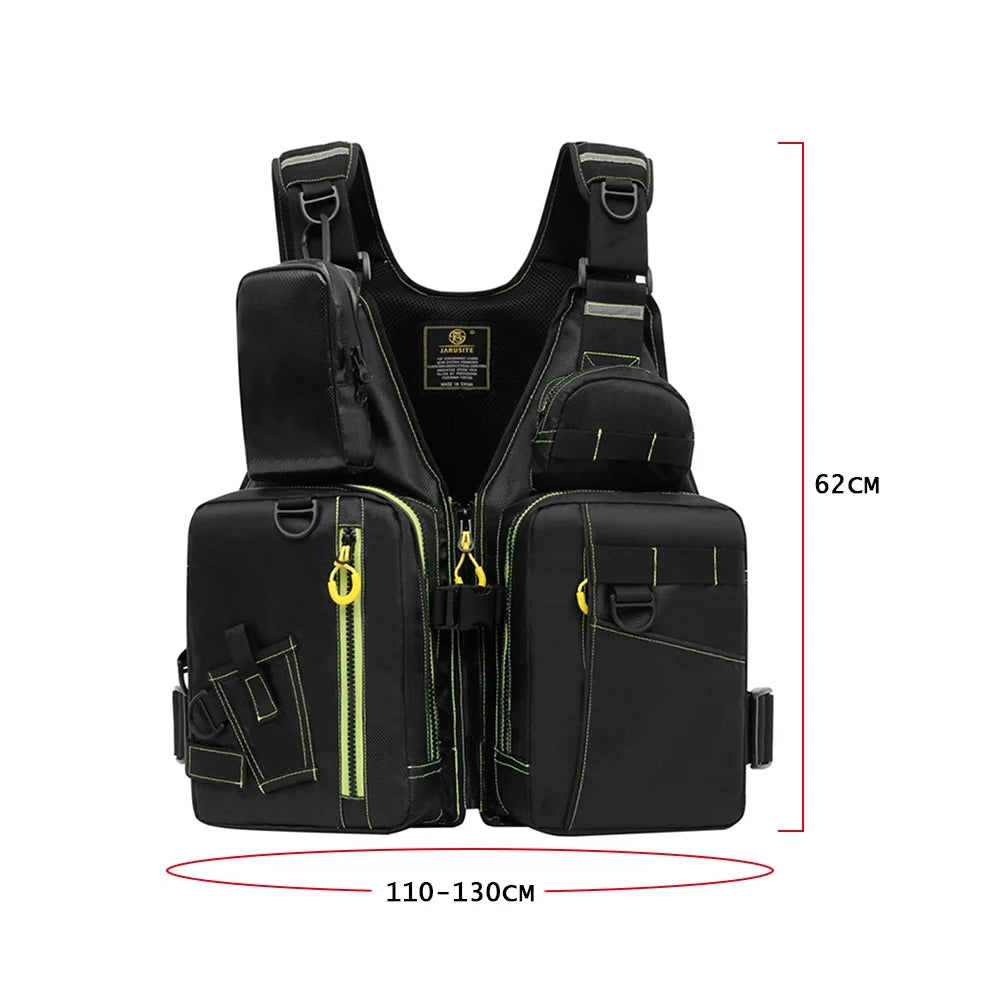 Fishing Floatation Vest with Multiple Pockets C970373