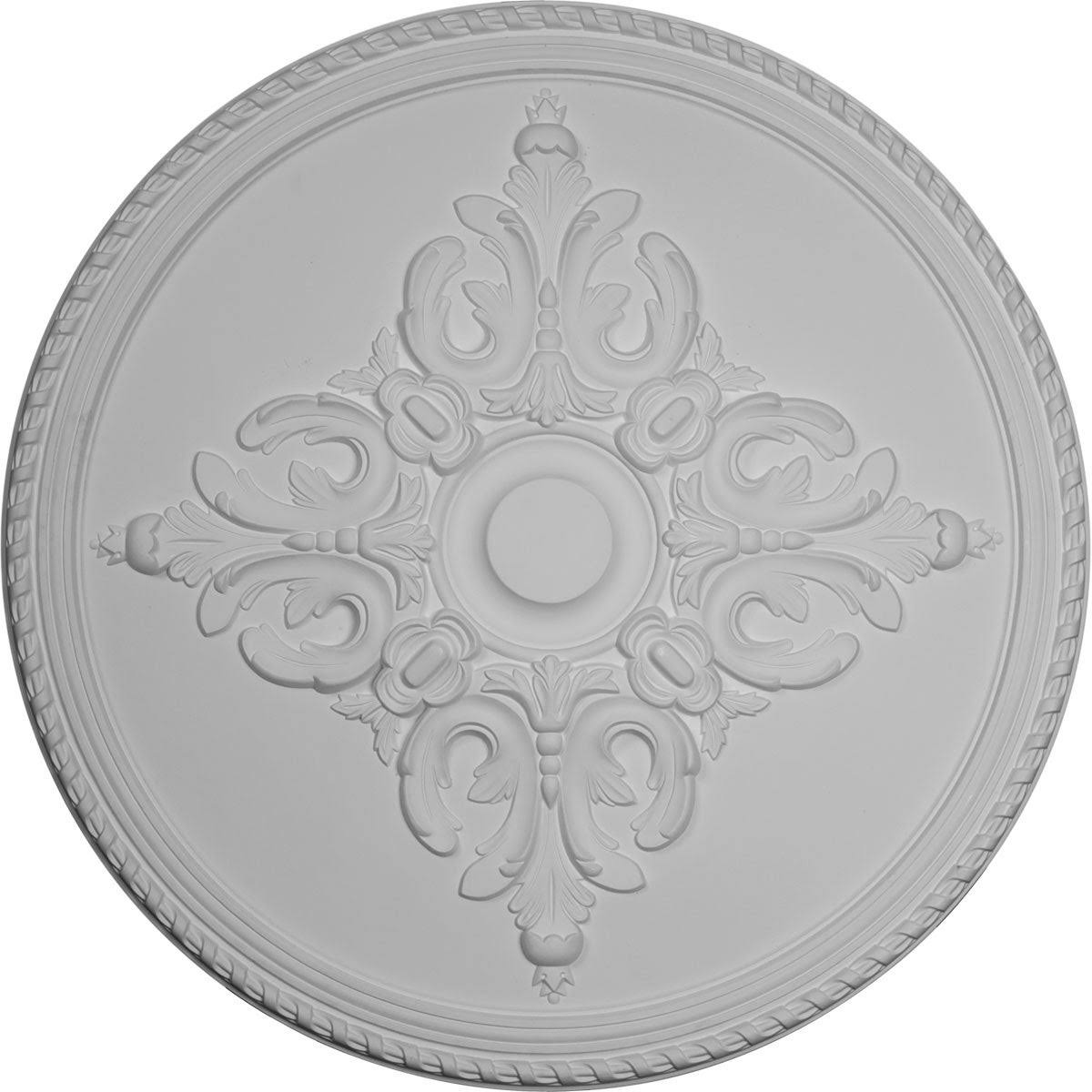 40 5/8x22OD x 1 3/4x22P Hand-Painted Ceiling Medallion Y186120