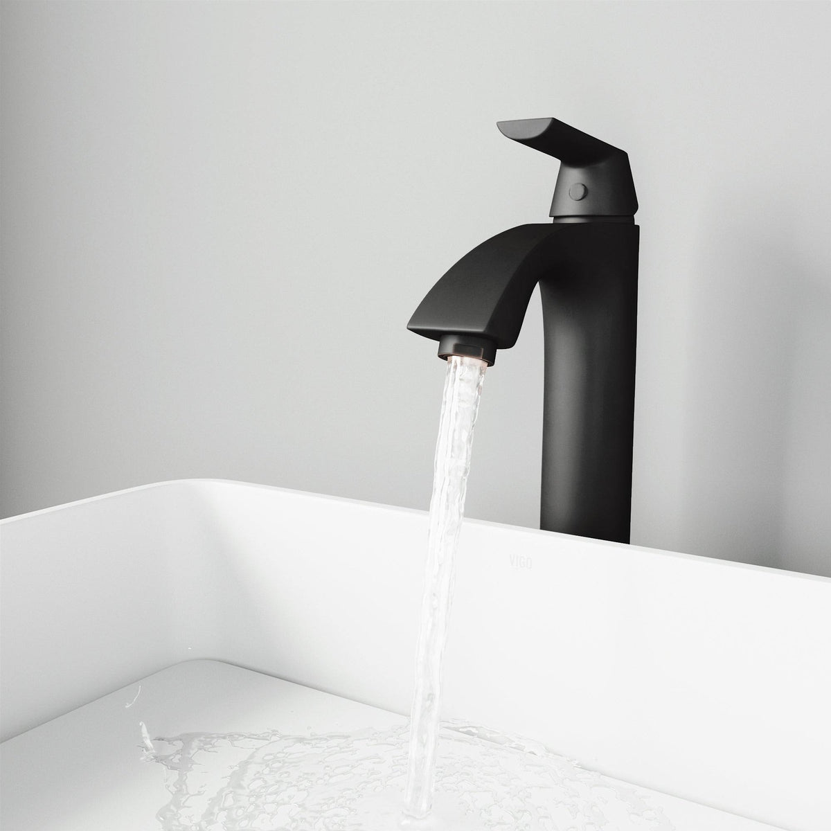 Matte Black Vessel Bathroom Faucet N9958
