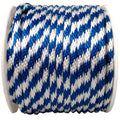 0.63 in. x 200 ft. Blue & White Solid Braid Polypropylene Rope A69996
