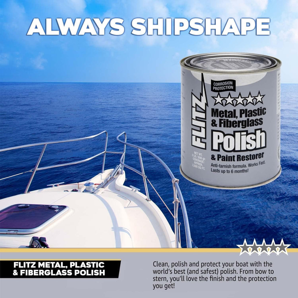 Multi Purpose Metal Polish, 2.2-Pound, Blue, Pack of 2 S696784