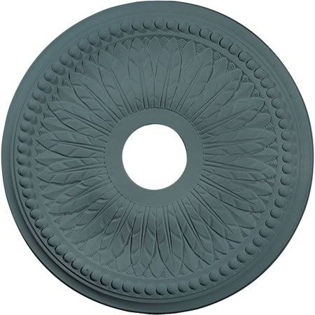 18x22OD x 3 3/4x22ID x 1 1/2x22P Hand-Painted Ceiling Medallion I2815