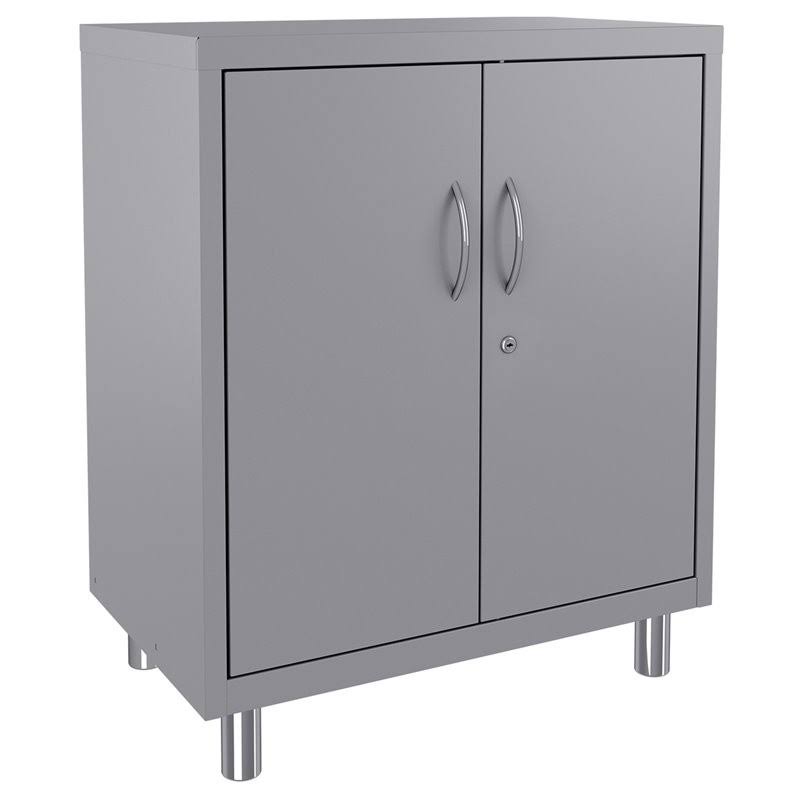 Storage Cabinet 3 Shelf 36x30x18 in Platinum Z4525