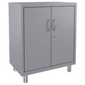 Storage Cabinet 3 Shelf 36x30x18 in Platinum Z4525