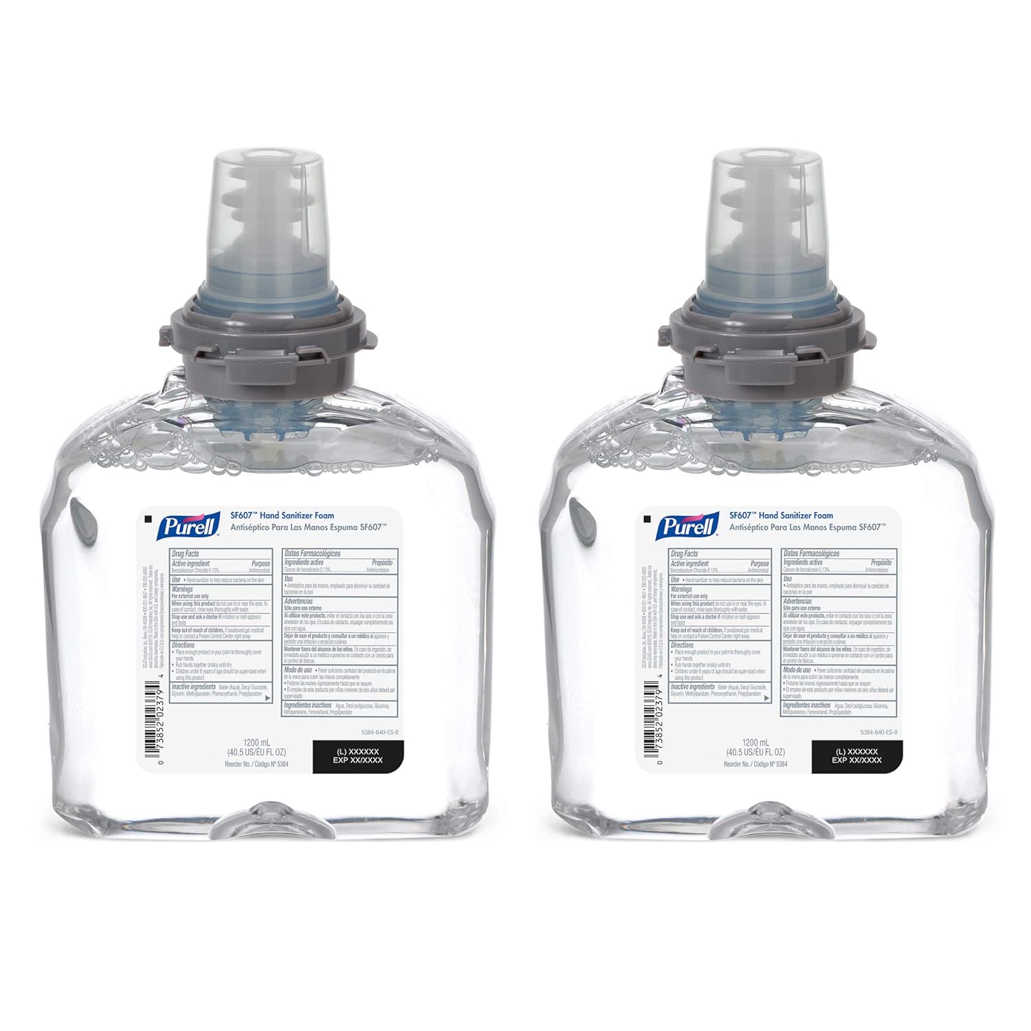 PURELL Advanced Hand Sanitizer Foam, Clean Scent, 1200 mL Refill, Pack of 2 G94287