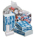 17 x 17 Clear Perforated Can Liner Roll T123