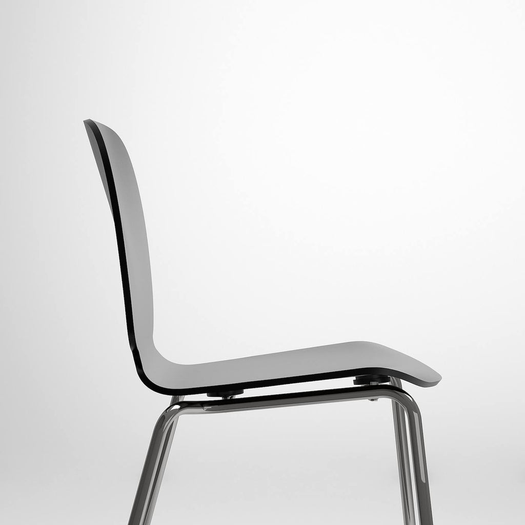 Black Chrome Plated Chair F99817
