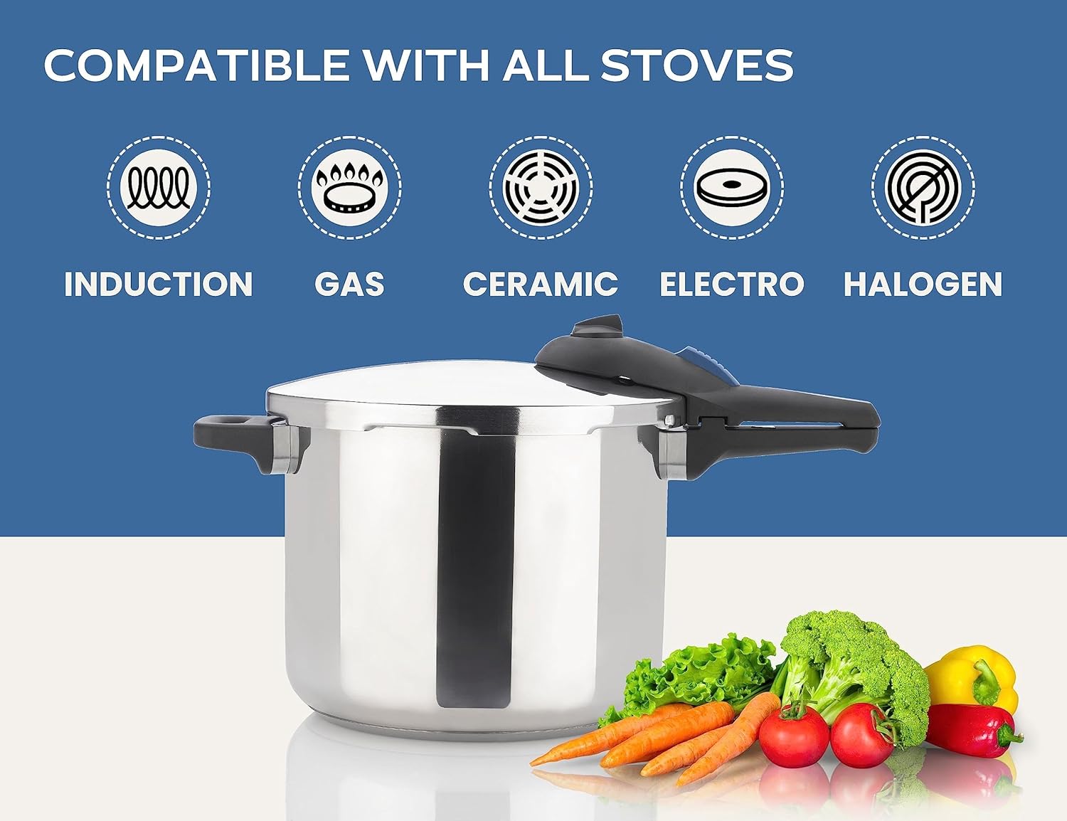 10 Quart 15-PSI Pressure Cooker And Canner D832