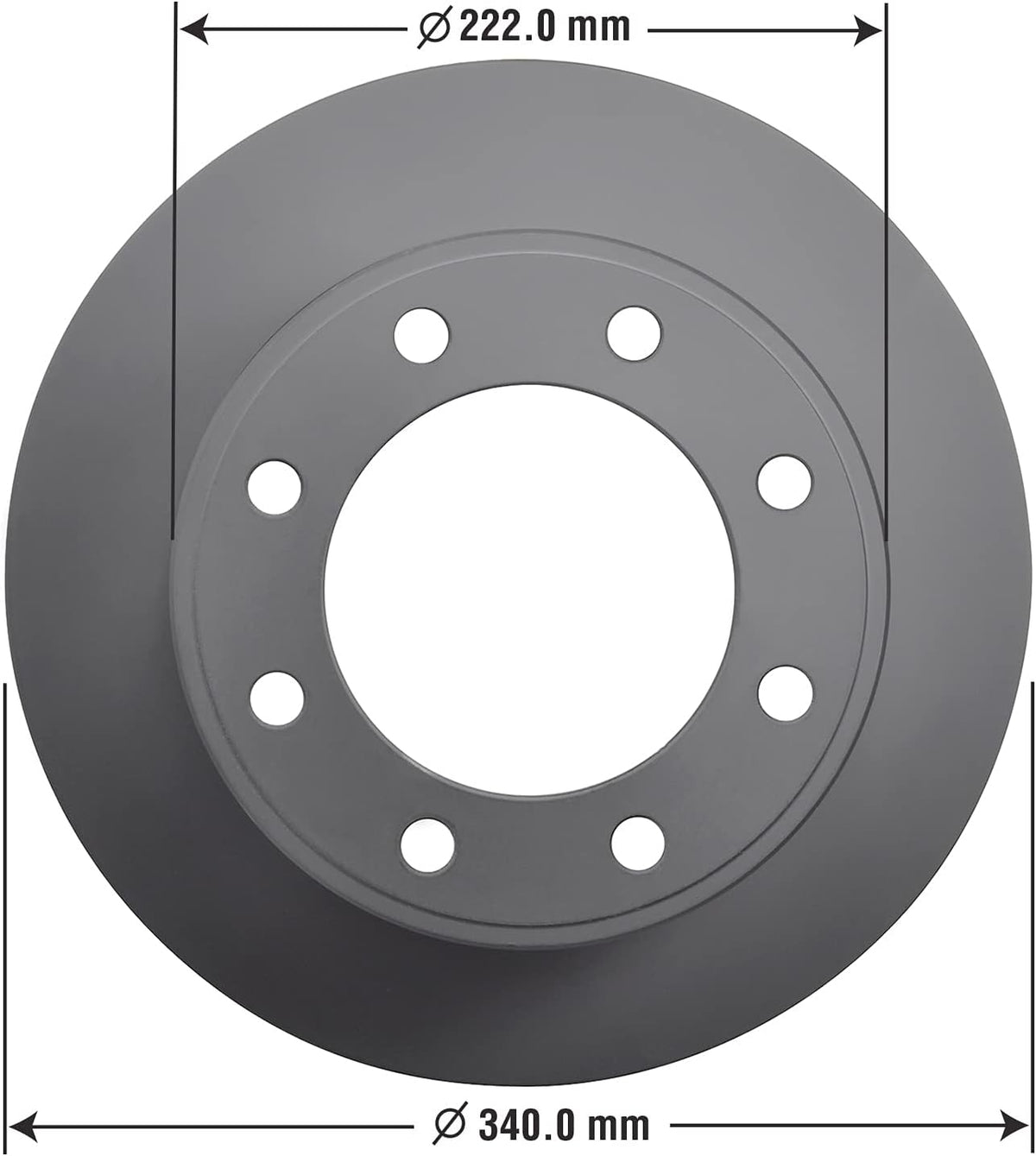 Rear Brake Rotor for Ford F250 & F350 Super Duty Z417374