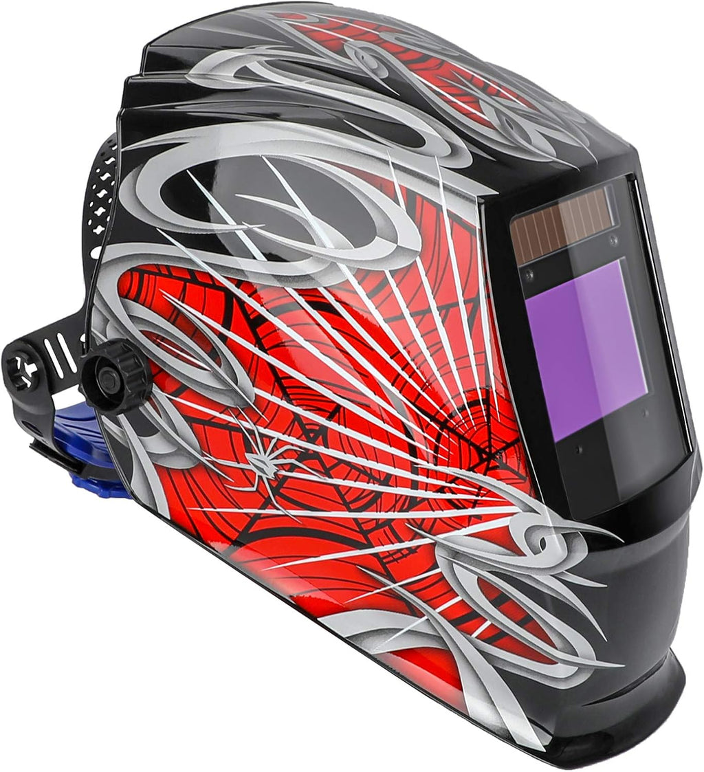Auto Darkening Welding Helmet, Large View Screen, Shade Range 4/5-9/13, Pack of 2 O7944