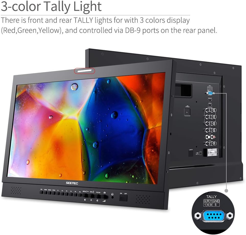 21.5 Inch Broadcast Production LCD Monitor 3G SDI 4K HDMI IPS Full HD S905652