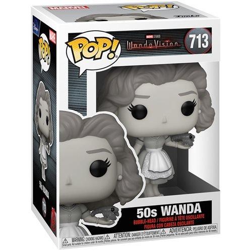 WandaVision 50's Wanda Black & White Pop! Vinyl Figure with Pop Protector S99504