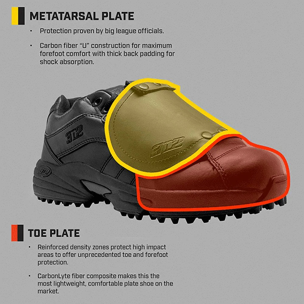 Black Patent Leather Baseball Cleat P84911