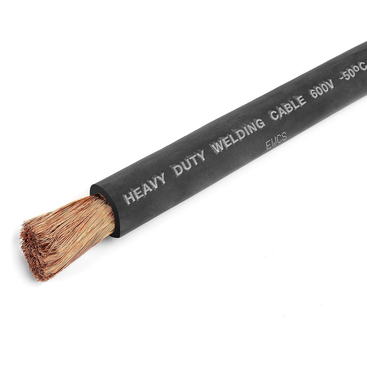 2/0 Gauge Extra Flexible Welding Cable 600 Volt Black 100 Feet I9880