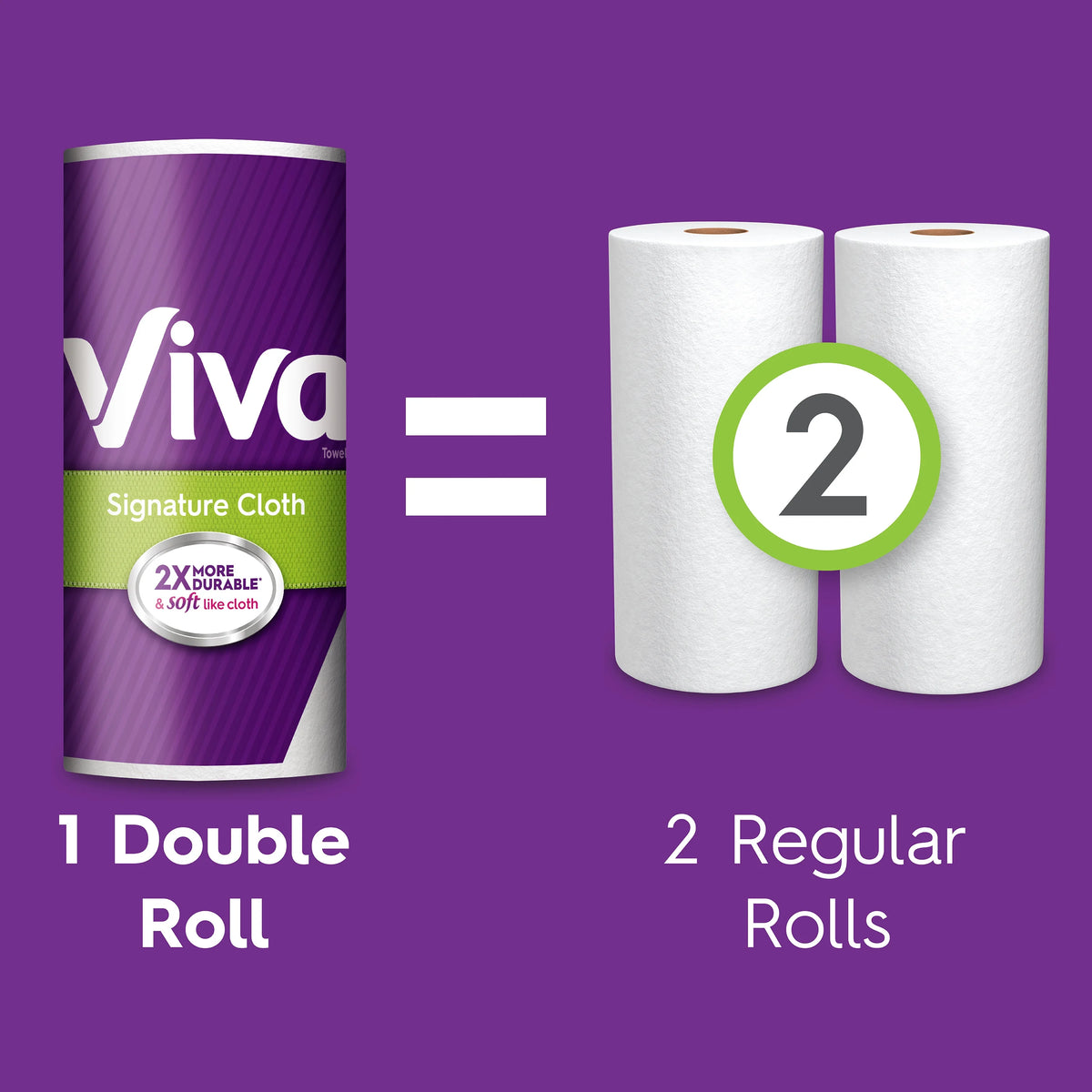 Cloth Paper Towels, 16 Double Rolls, 104 Sheets per Roll W9652