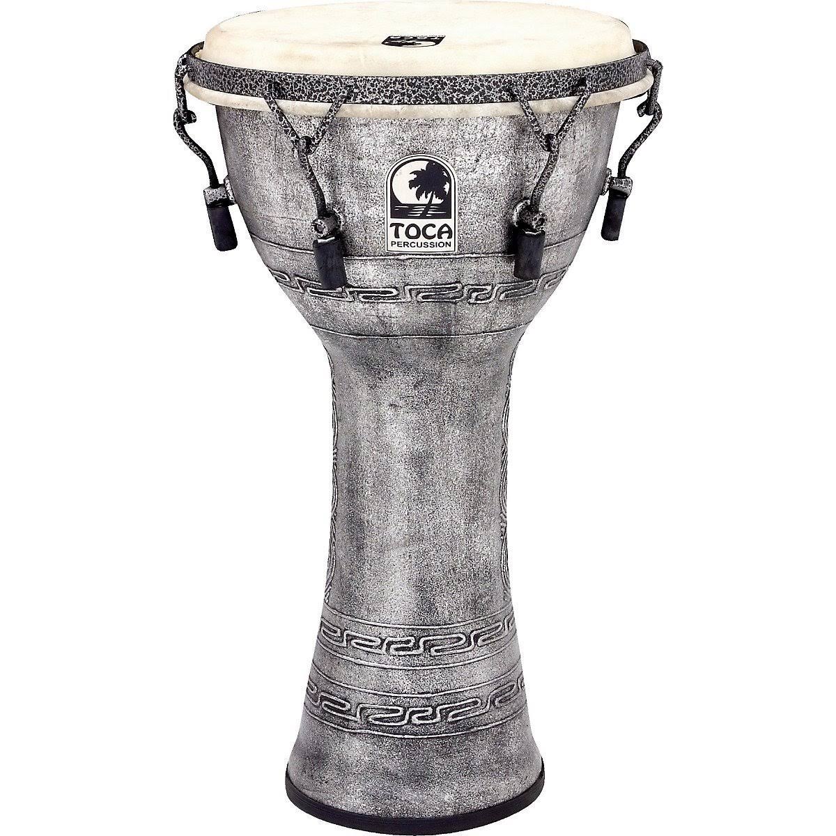 Antique Silver 10x22 Djembe Y1638