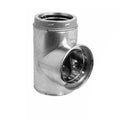 8x22 Diameter Galvalume Tee with Cap Z9457