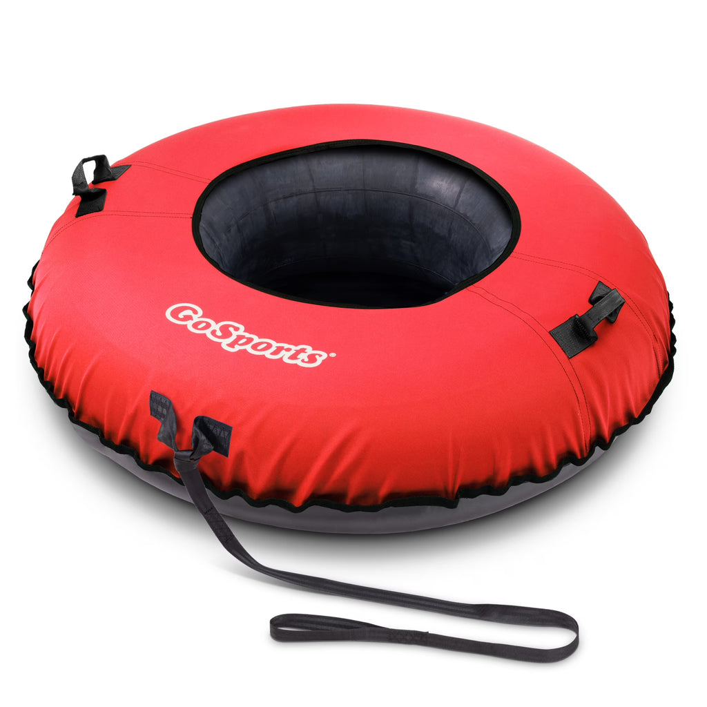 Red 40" Hard Bottom Snow Tube with Canvas Cover Y471