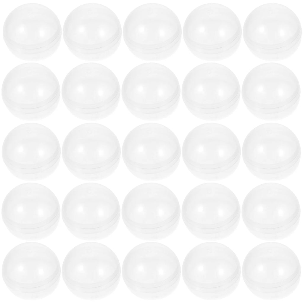 100pcs Clear Plastic Fillable Balls T856