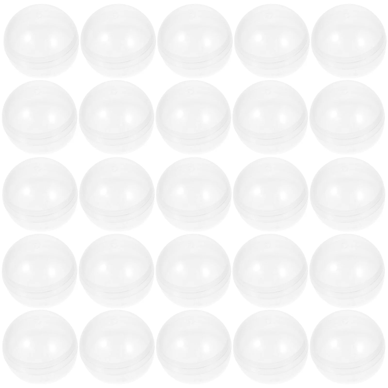 100pcs Clear Plastic Fillable Balls T856