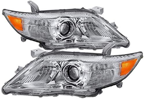Clear Lens Projector Headlights Pair for Camry Base Sedan D595187