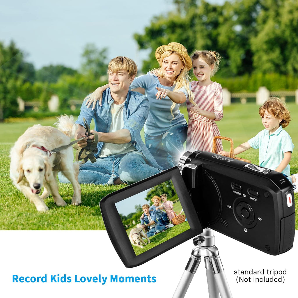 1080P Full HD Digital Camera Recorder for Kids, 36MP, Pack of 2 W265