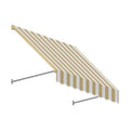 Linen & White Twisted Rope Arm Window & Entry Awning B496767