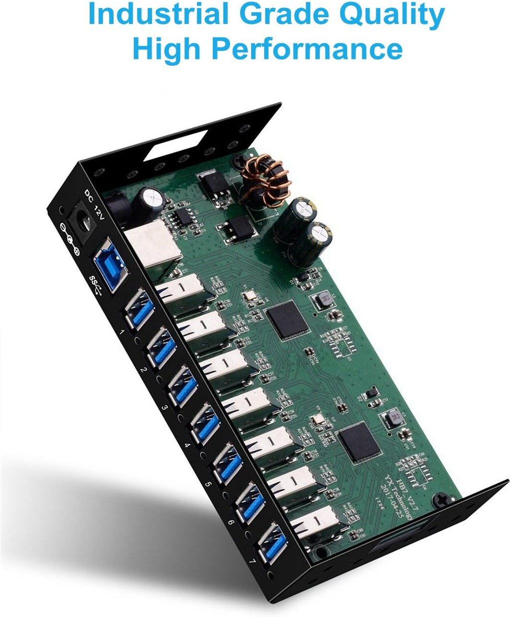 7-Port Powered USB 3.0 Hub with AC Adapter M671200